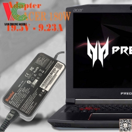 Bộ Sạc Slim cho Laptop Acer 180W Bamba 19V – 9.23A