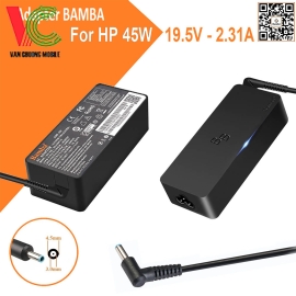 Bộ Sạc Laptop HP 45W Bamba 19.5V – 2.31A (Đầu kim nhỏ)