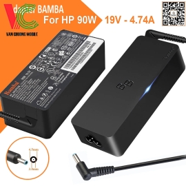 Bộ Sạc Laptop HP 90W Bamba 19.5V – 4.74A (Đầu kim nhỏ)