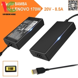 Bộ Sạc Laptop Lenovo 170W Bamba 20V – 8.5A (Đầu vuông)