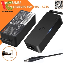 Bộ Sạc Laptop Samsung 90W Bamba 19.5V – 4.7A (Đầu kim thường)