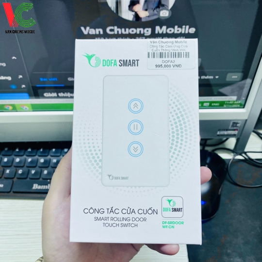 Bộ Công Tắc Cửa Cuốn Thông Minh Wifi DOFA